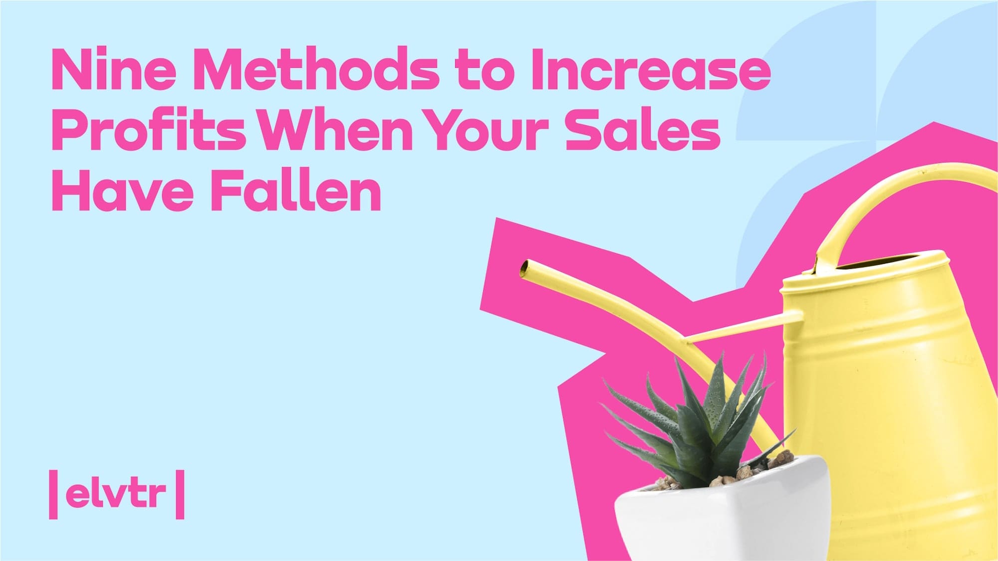 Nine Methods to Increase Profits When Your Sales Have Fallen image