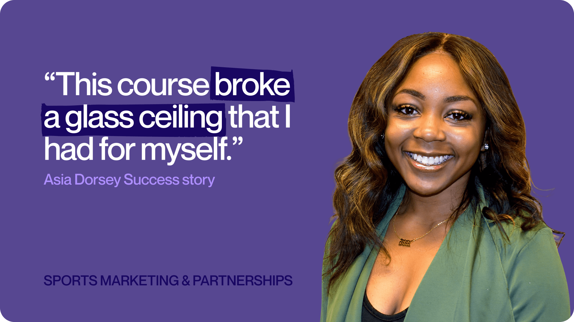 Asia Dorsey's Success story cover